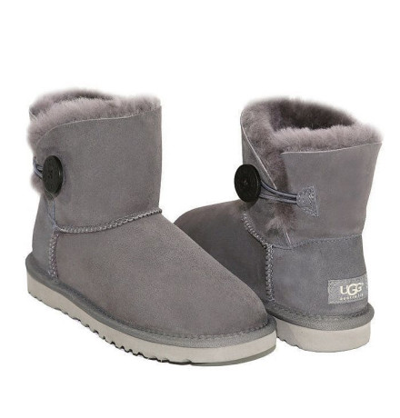 UGG Mini Bailey Button II Grey