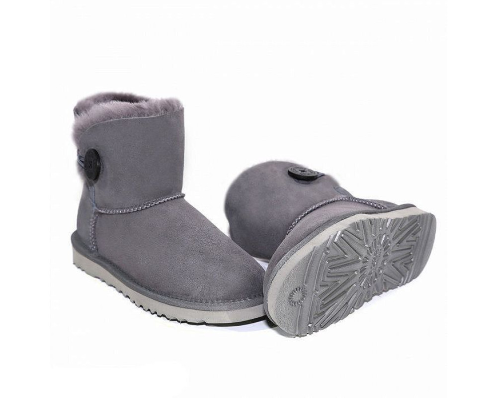 UGG Mini Bailey Button II Grey