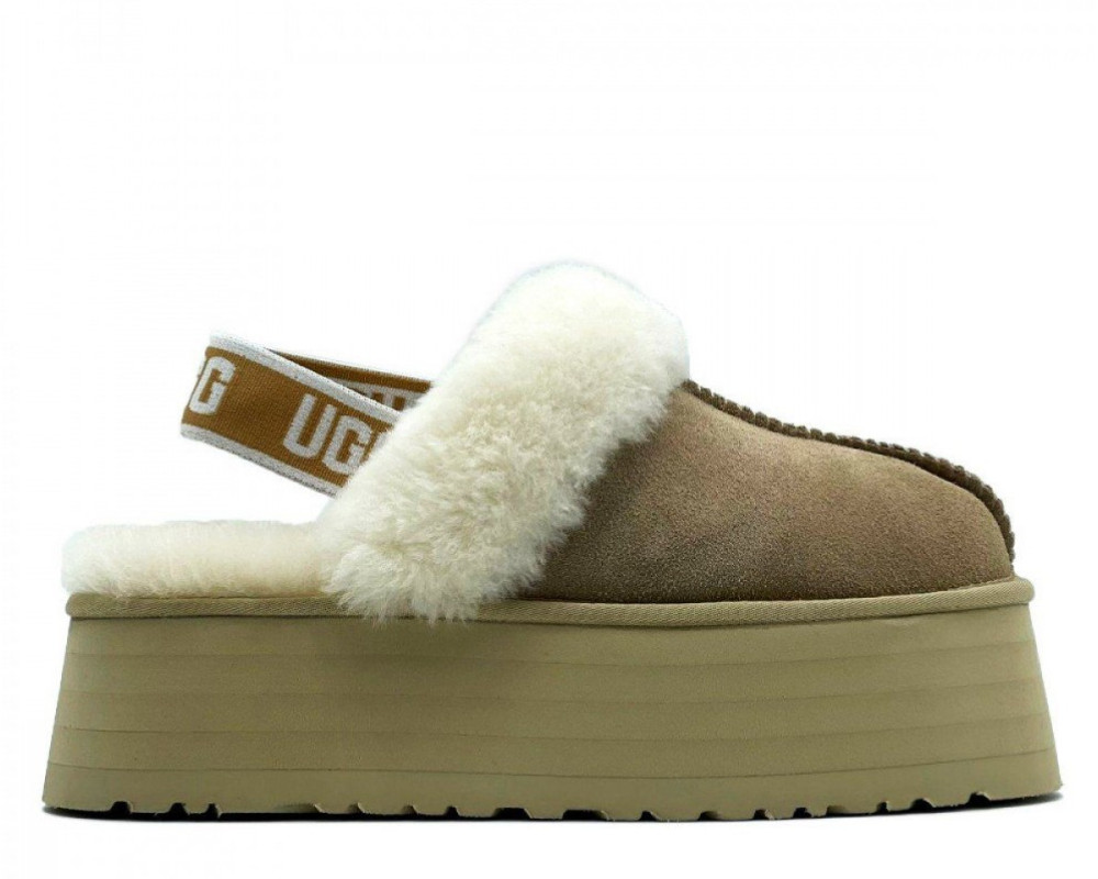 UGG Funkette Suede Platform Sand