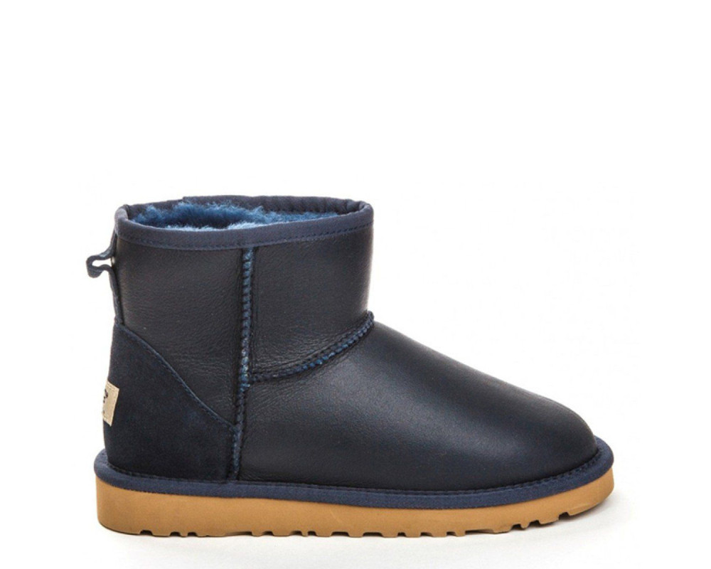 UGG Mens Classic Mini Metallic Navy