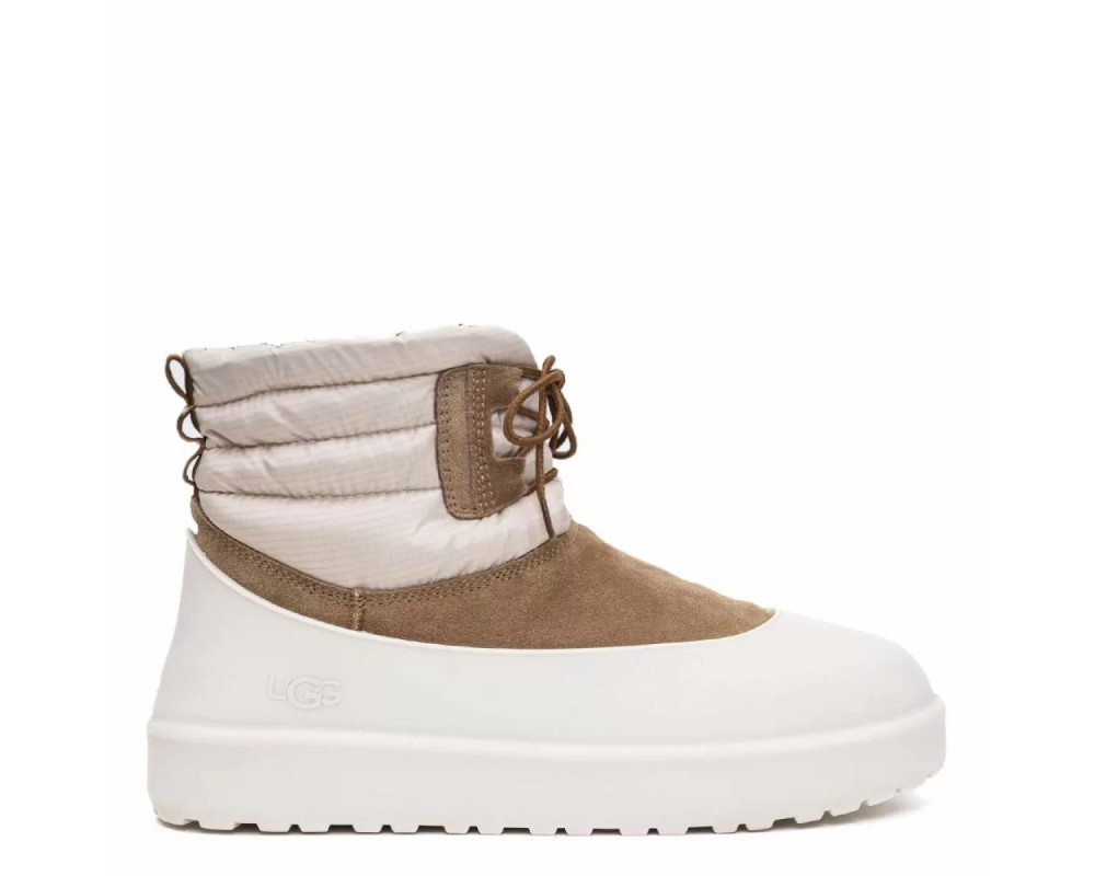 UGG Classic Mini Lace-Up Weather Chestnut Whitecap