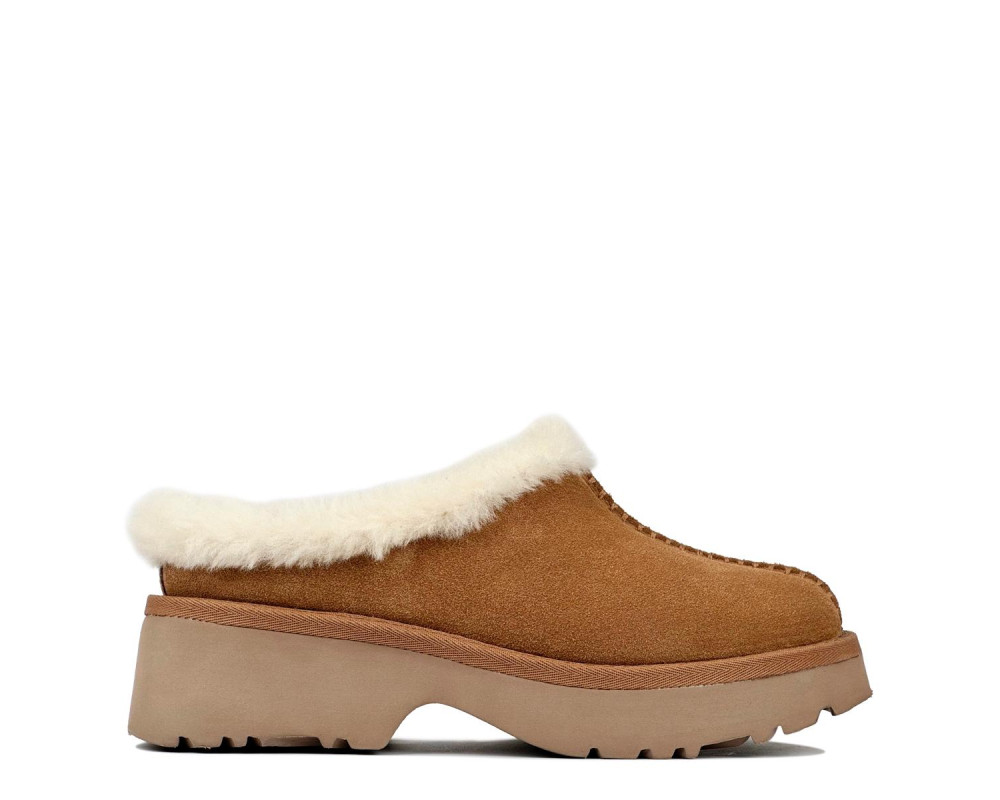 UGG New Heights Cozy Clog Chestnut