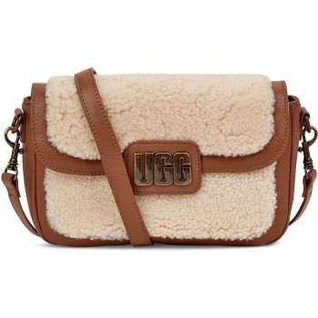 Сумка DALTON CROSSBODY SHEEPSKIN BAG - CHESTNUT/NATURAL