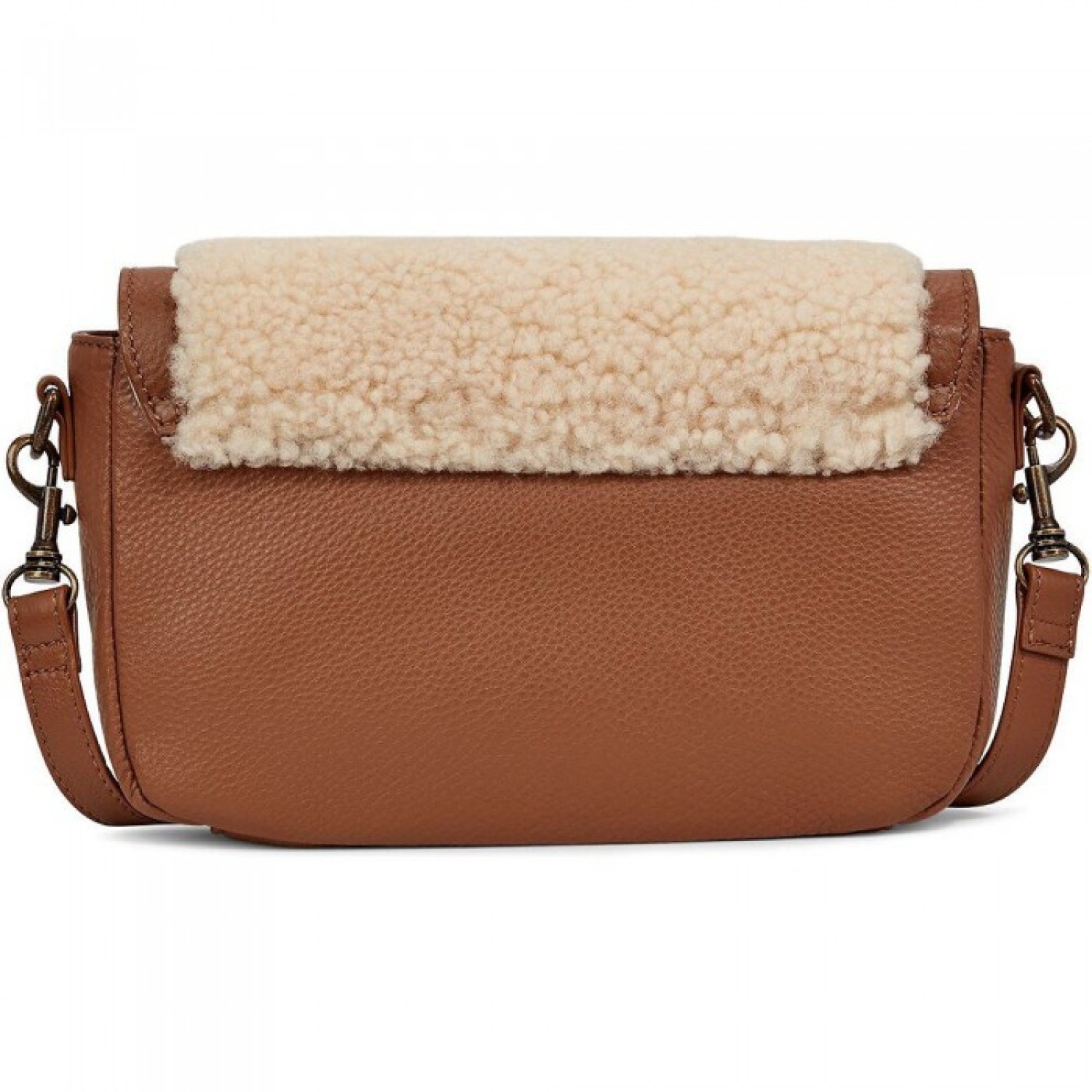 Сумка DALTON CROSSBODY SHEEPSKIN BAG - CHESTNUT/NATURAL