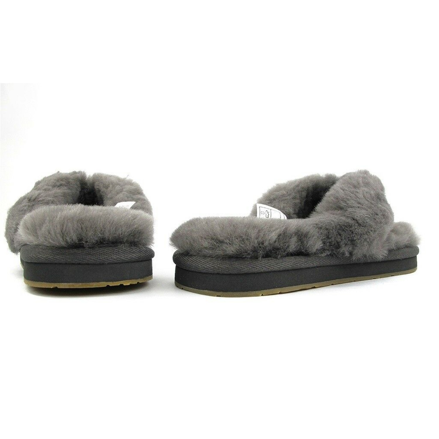 UGG Fluff Slide Slippers Grey