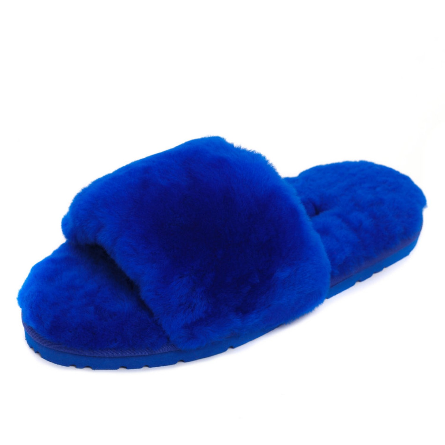 UGG Fluff Slide Slippers Electric Blue